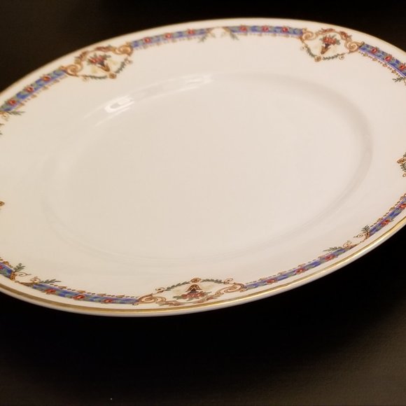 L. Bernardaud & Co. Limoges 2 Dinner Plates & 1 Soup Bowl & 1 Muffin Dish no lid - Picture 7 of 8